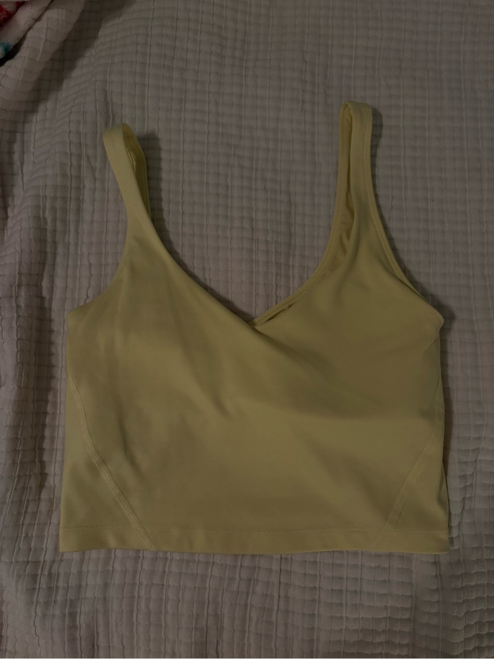Gilly Hicks Pale Yellow Tank Top